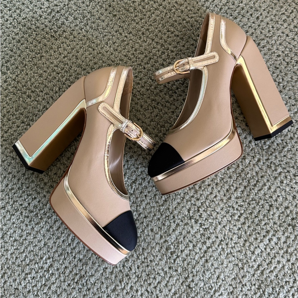Chanel Mary Jane block heels 2019